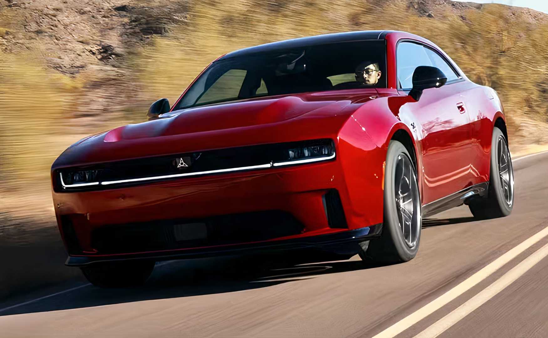 2026 Dodge Charger Front 3/4 shot driving
