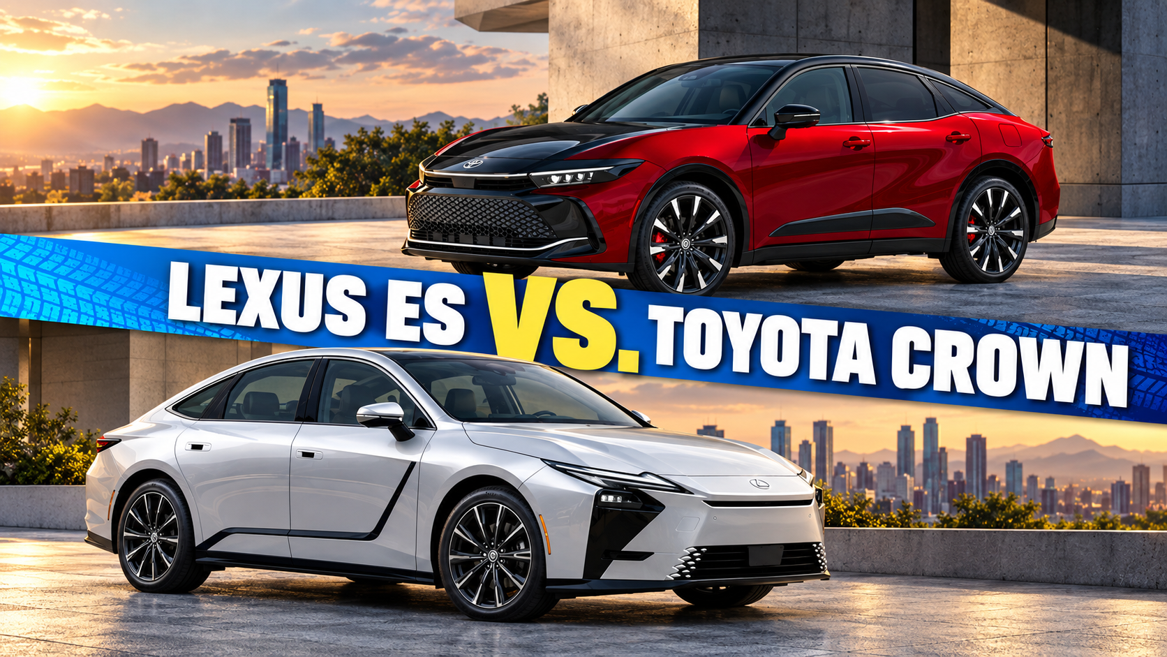 2026 Lexus ES 350h Vs. Toyota Crown: Is Luxury Worth The Extra?