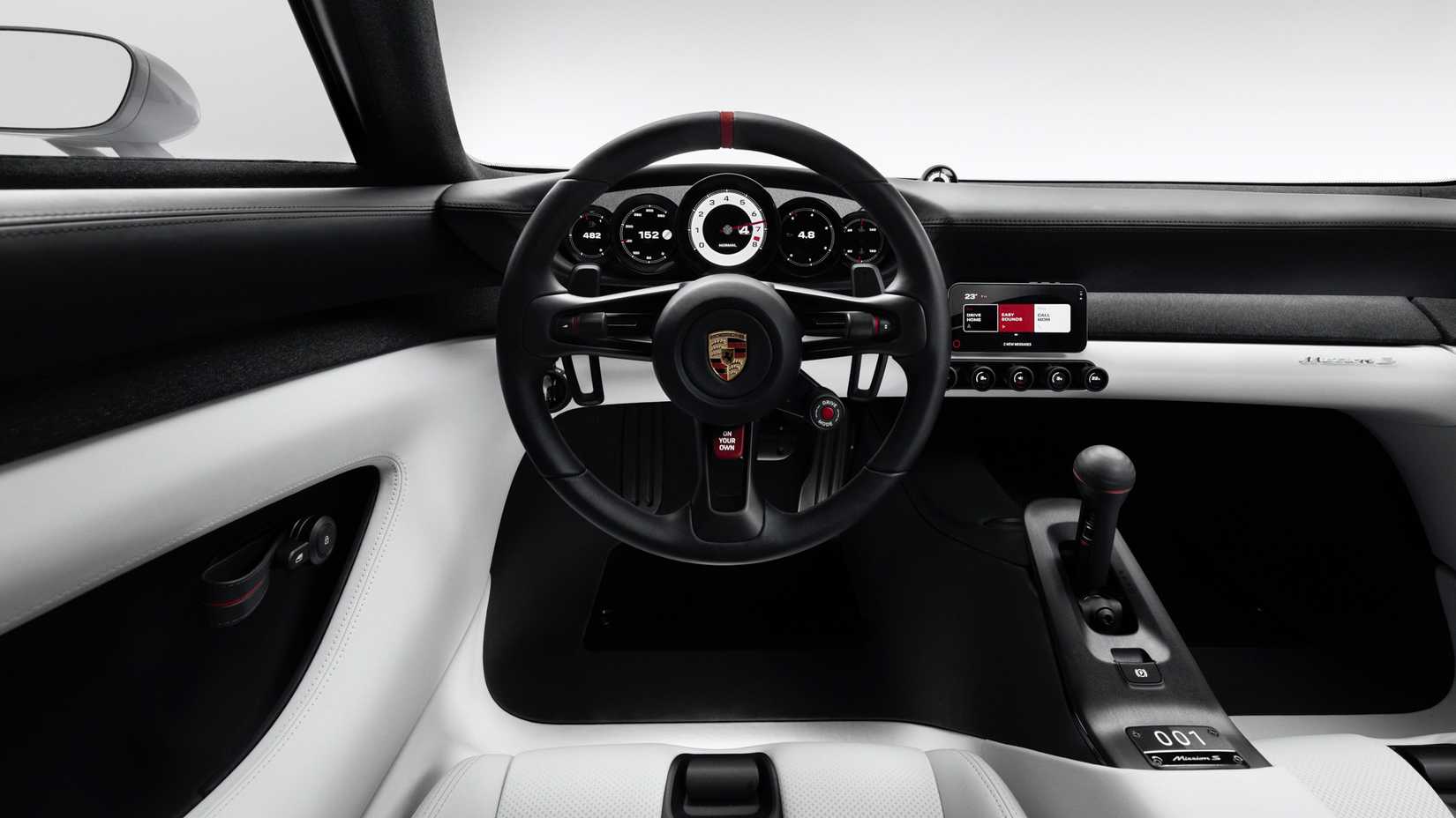 Porsche Mission S May Hide A Simulated Manual Gearbox