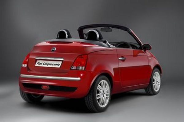 Fiat 500 Convertible кабриолет