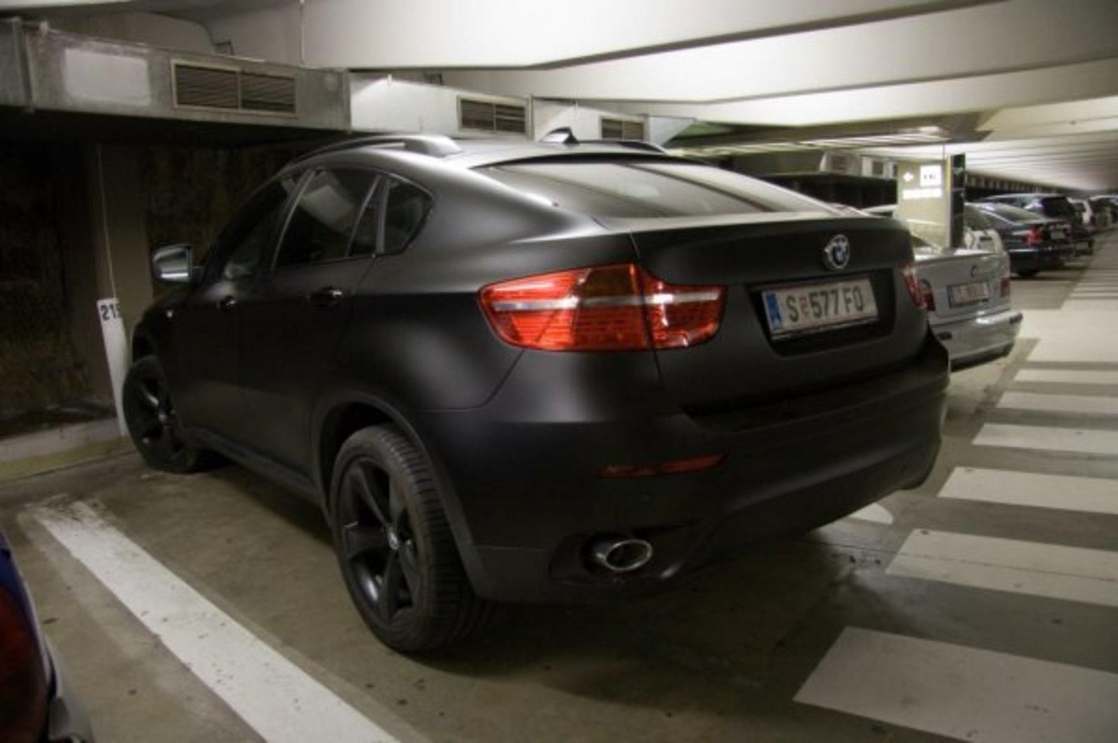 BMW x6 Matte Black