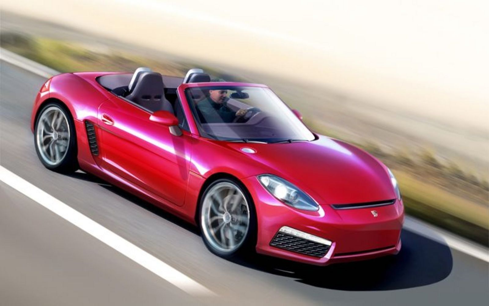 Small sports. Картинки Порше будущего.