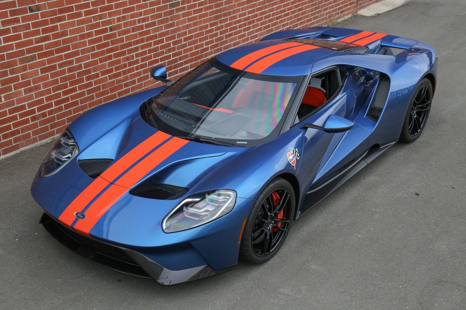 Ford gt 2017 Supercar Blue зад