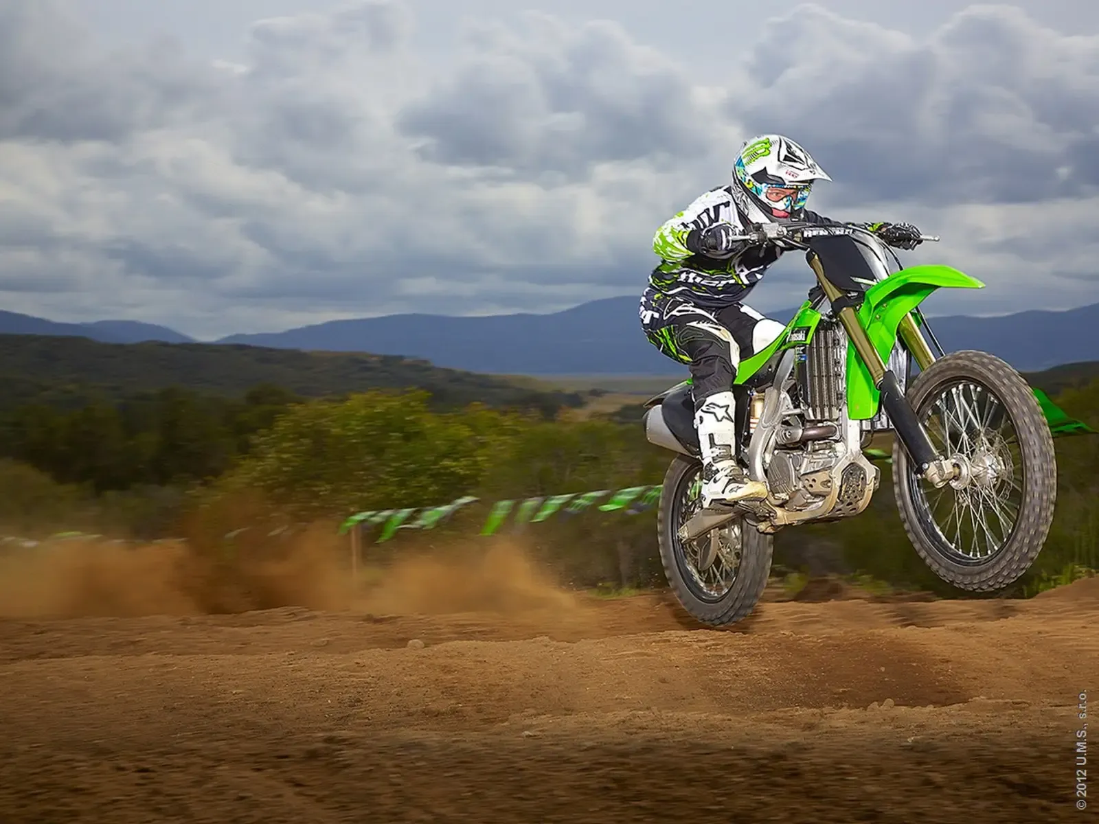 Kawasaki 450 KX F стант