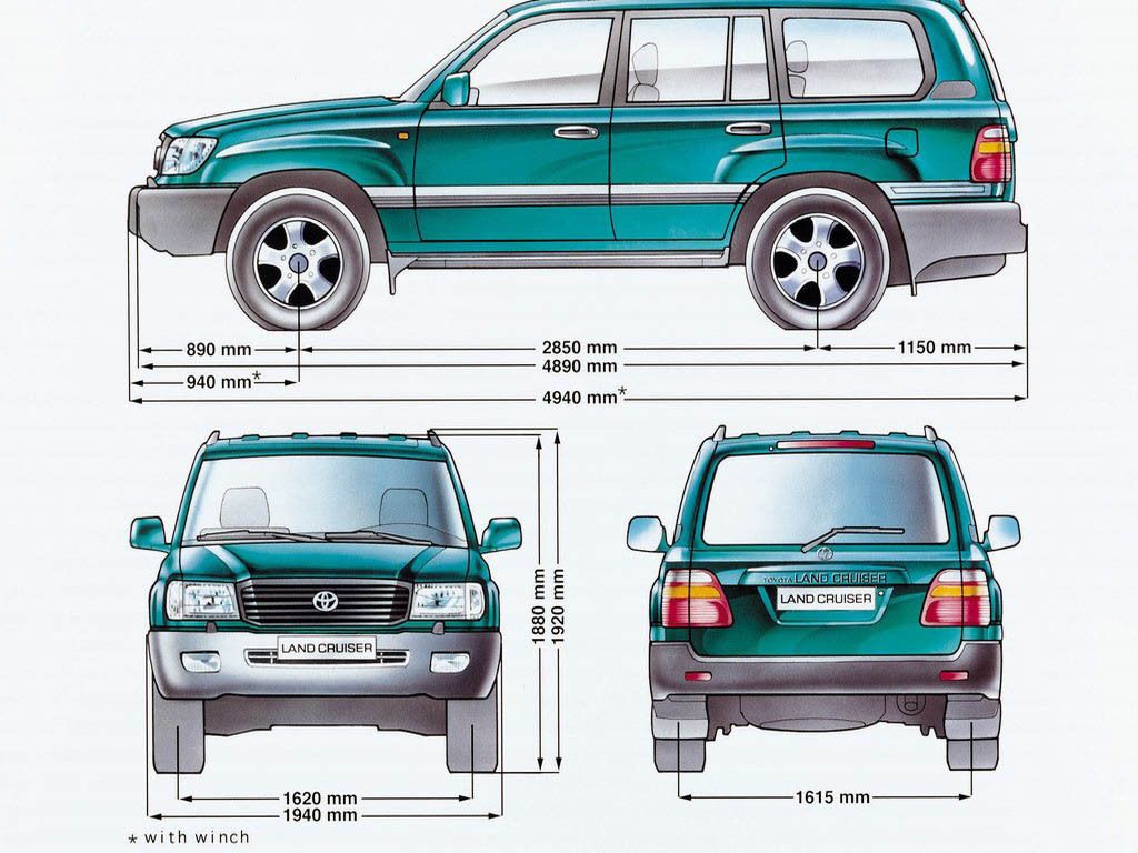 1998 Toyota Land Cruiser 100 series