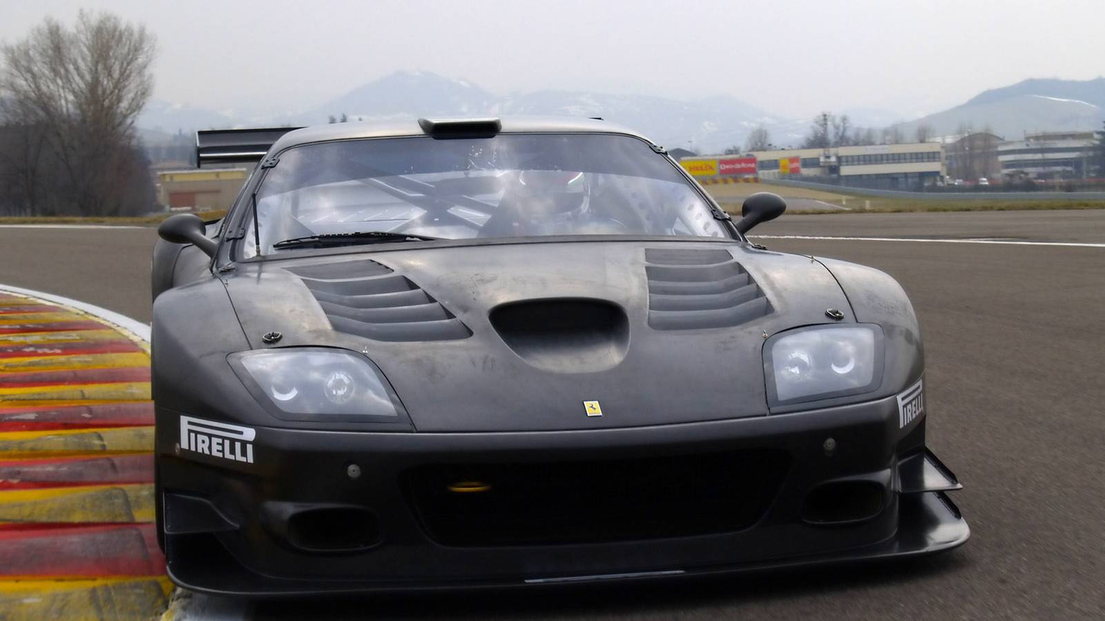 Ferrari 575 GTC Evoluzione 2005 Noir Mat – Kyosho 1/18 08392A, Miniature Collection Rare