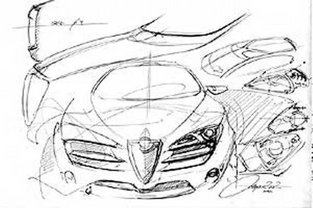 Alfa Romeo official sketch