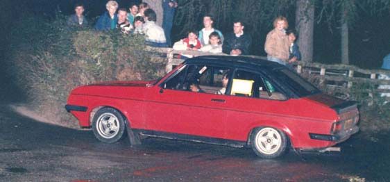 Mk2 Ford Escort RS2000 on street rally