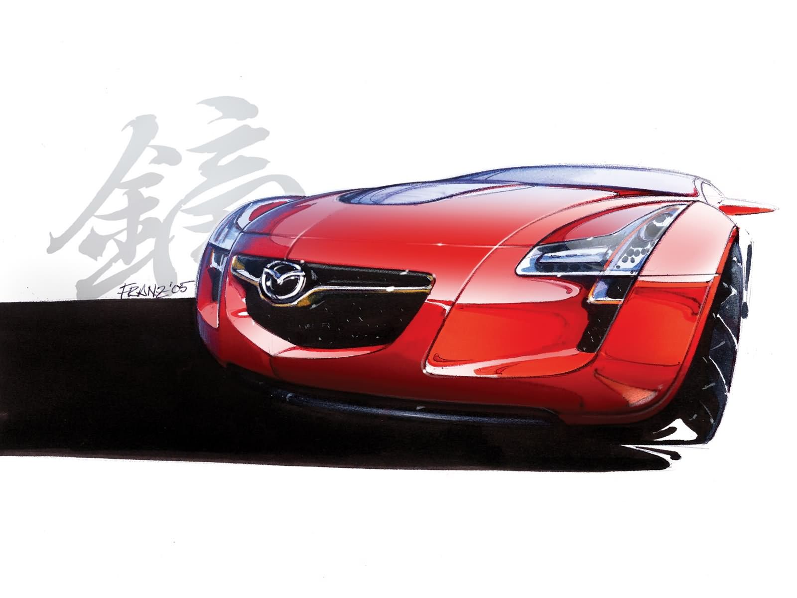 Official Mazda design sketch