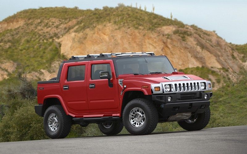 Red Hummer H2