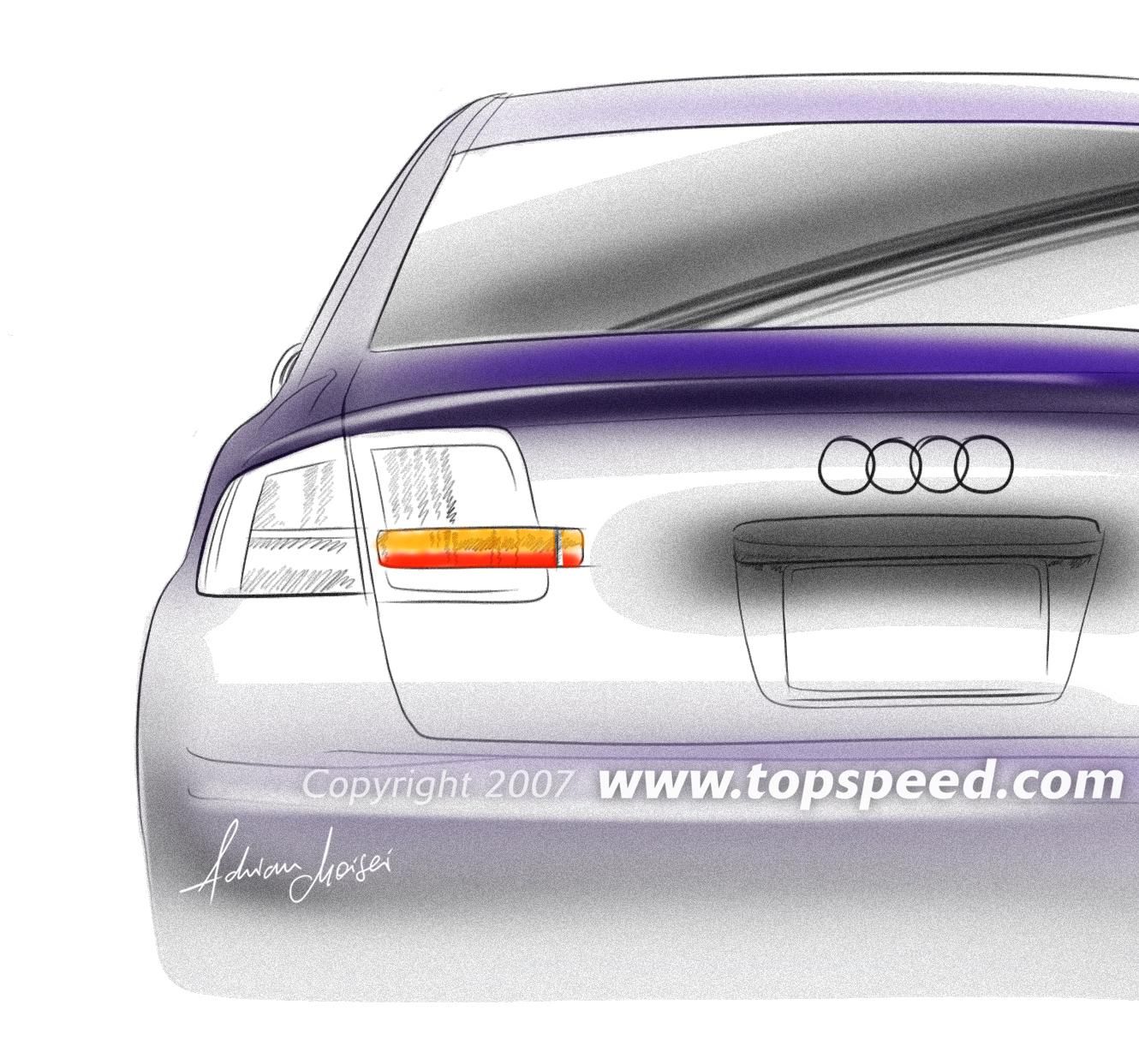2010 Audi A8 - rear