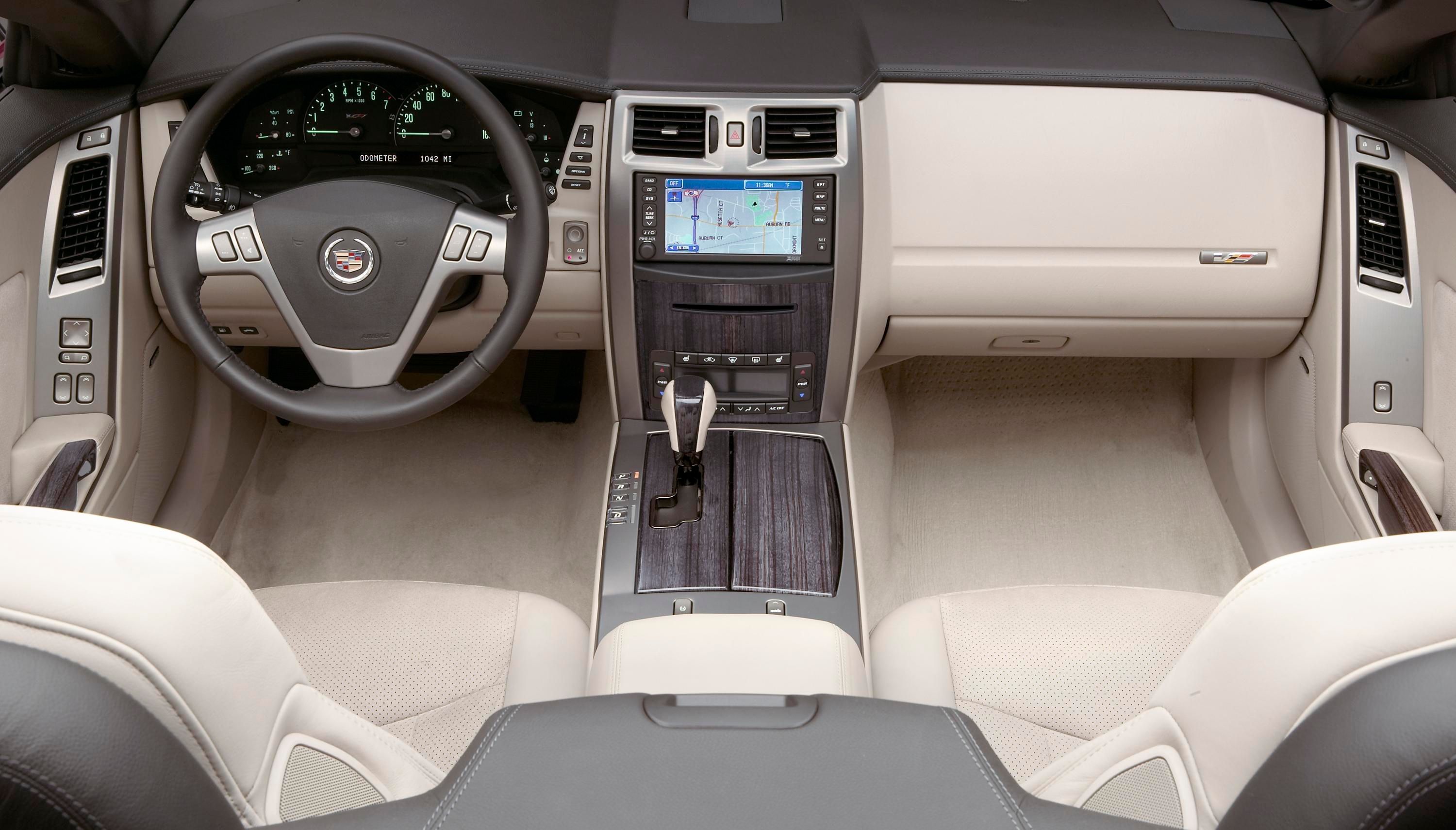 2008 Cadillac XLR-V interior
