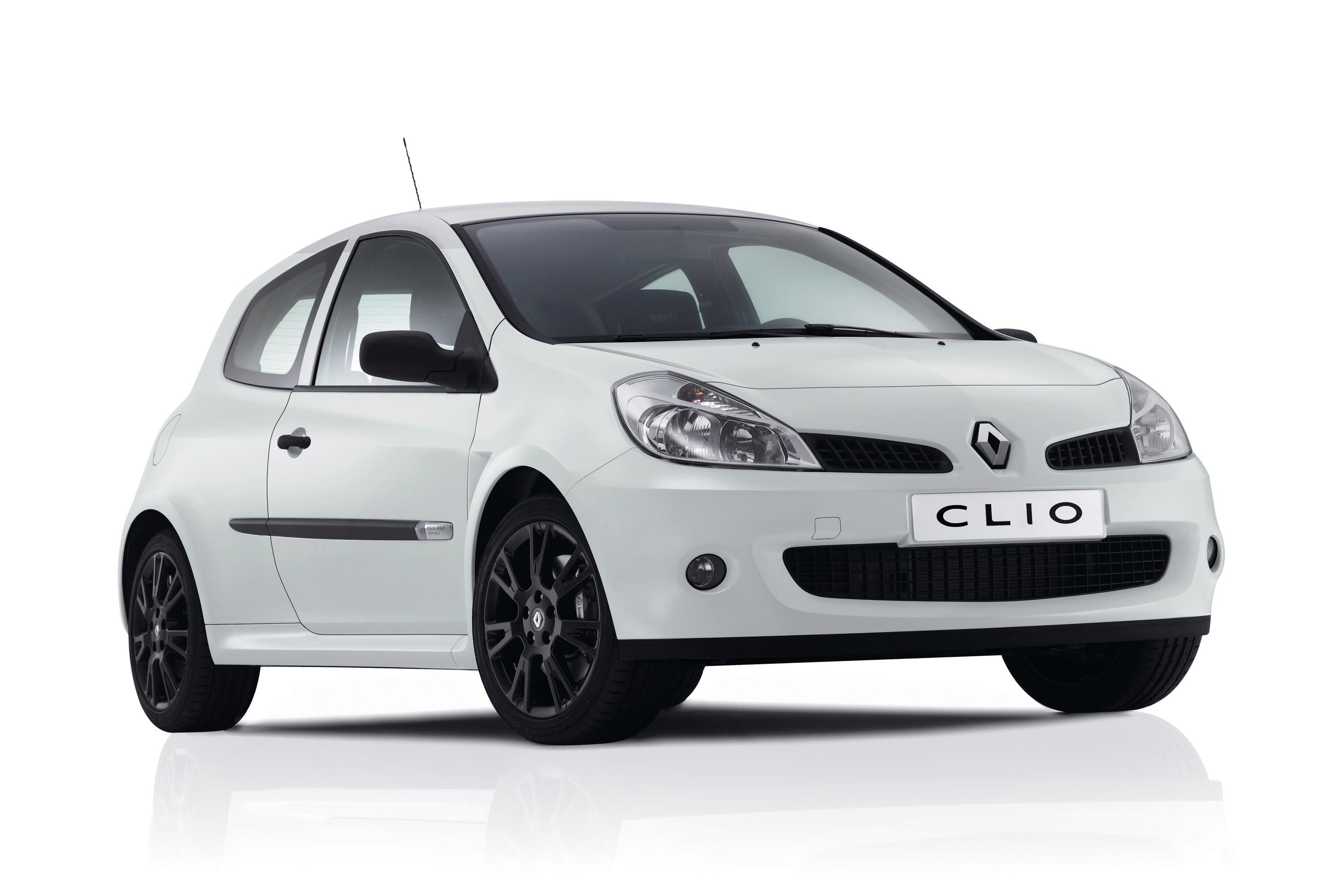 Renault Clio Sport Phase 2 white foto de Stock