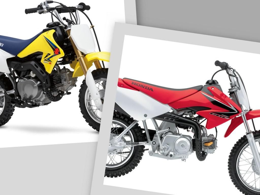  2008 Honda CRF70F and Suzuki DR-Z70