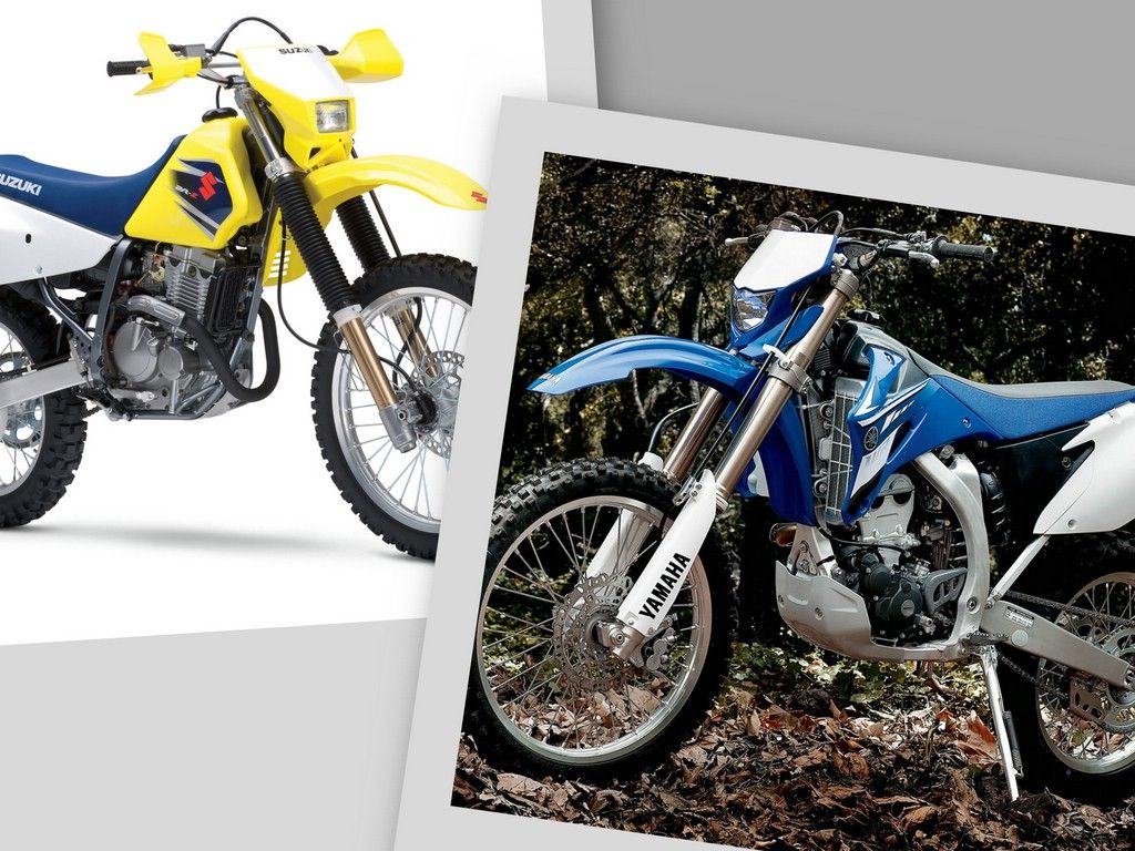  2008 Yamaha WR250F and Suzuki DR-Z250