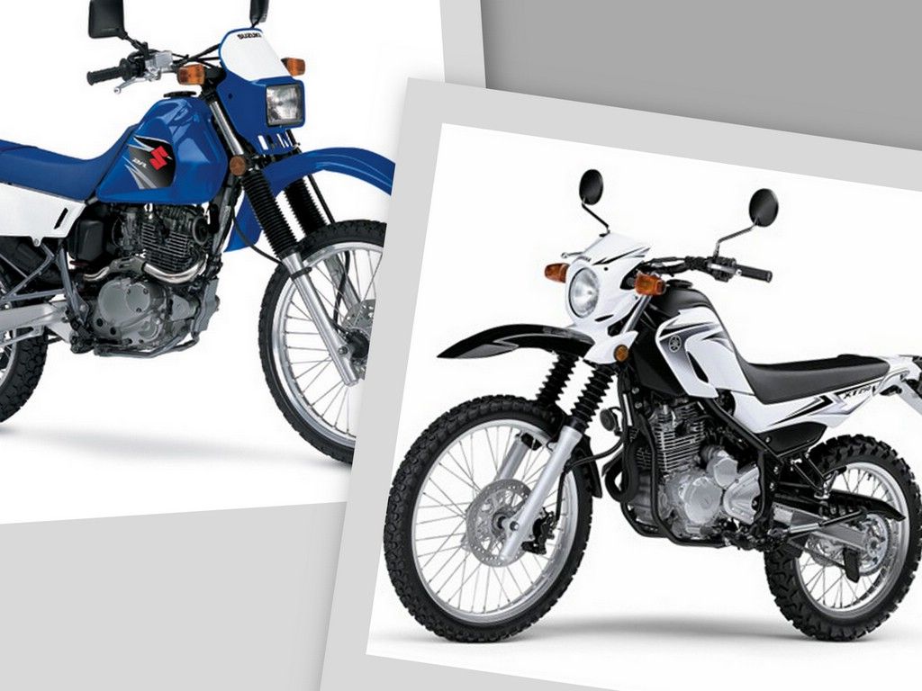  2008 Yamaha XT250 and Suzuki DR200SE