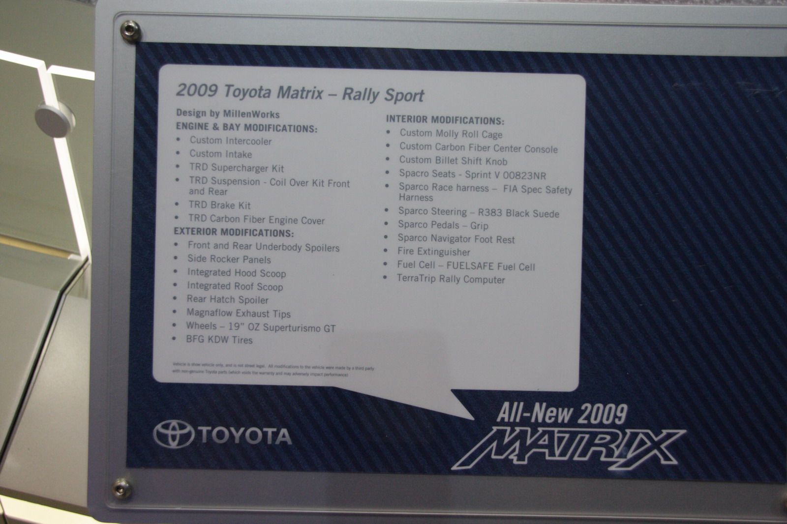 2007 Toyota Matrix Rally Sport Concept