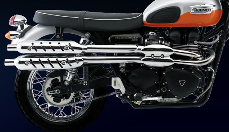  2008 Triumph Scrambler Exhaust System