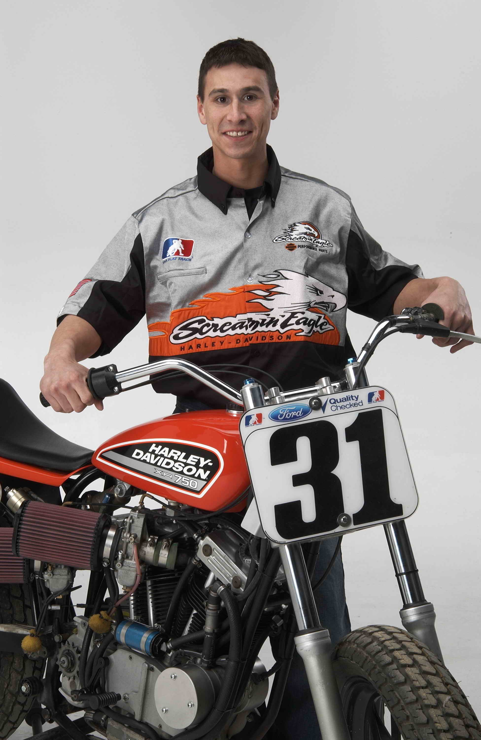 Kenny Coolbeth - 2006 and 2007 AMA Flat Track championship series winner