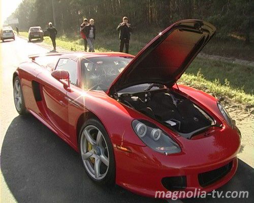 Porsche Carrera gt wrecked