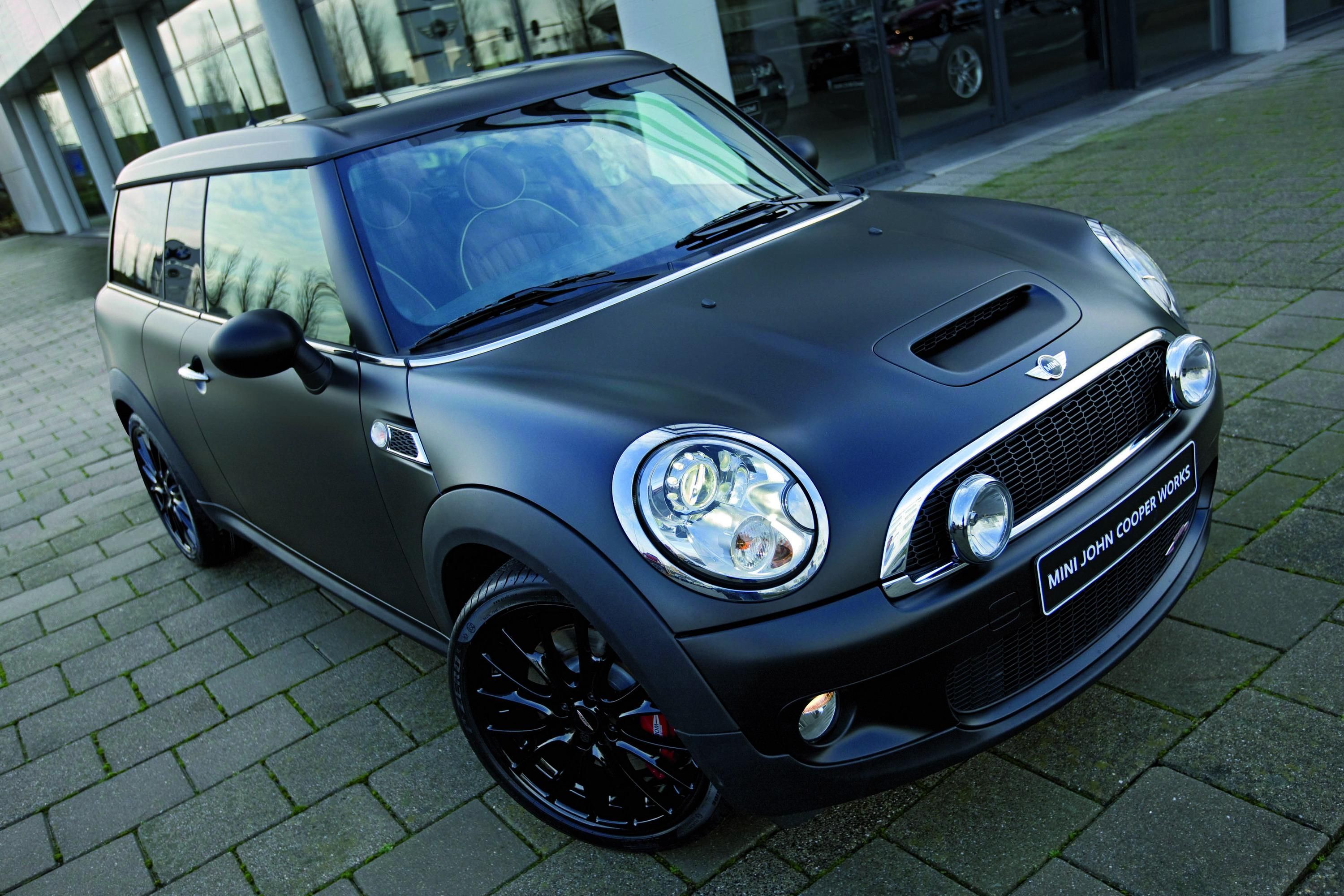 2008 Matte black Mini John Cooper Works Clubman