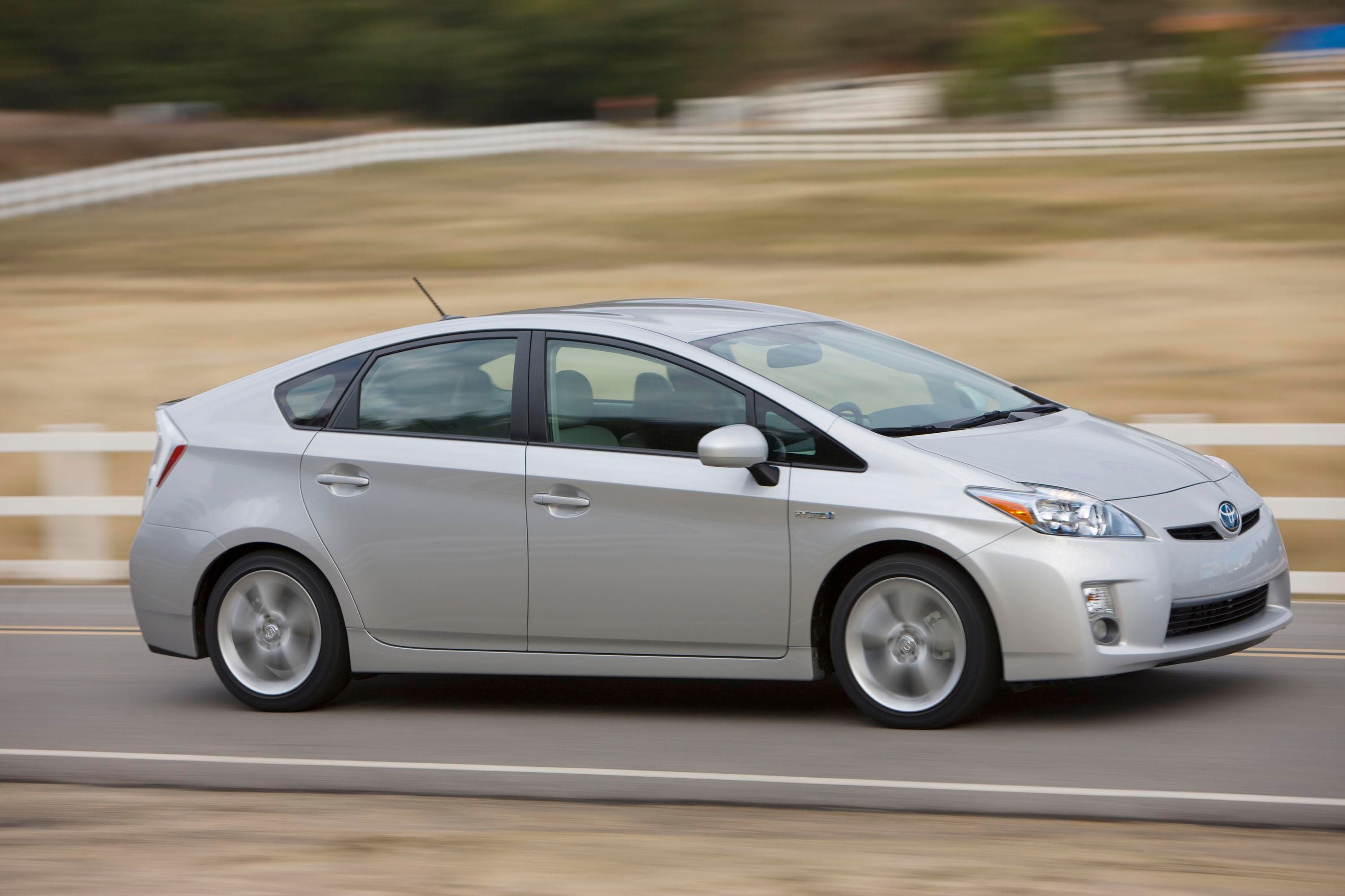 Toyota Prius 2012 White background