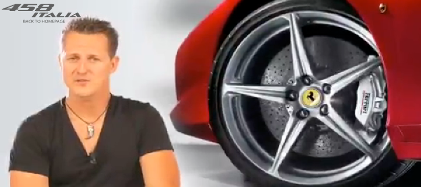 Video: Ferrari 458 Italia Performance with Michael Schumacher