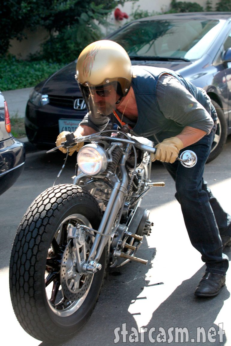 Brad Pitt Motorcycle