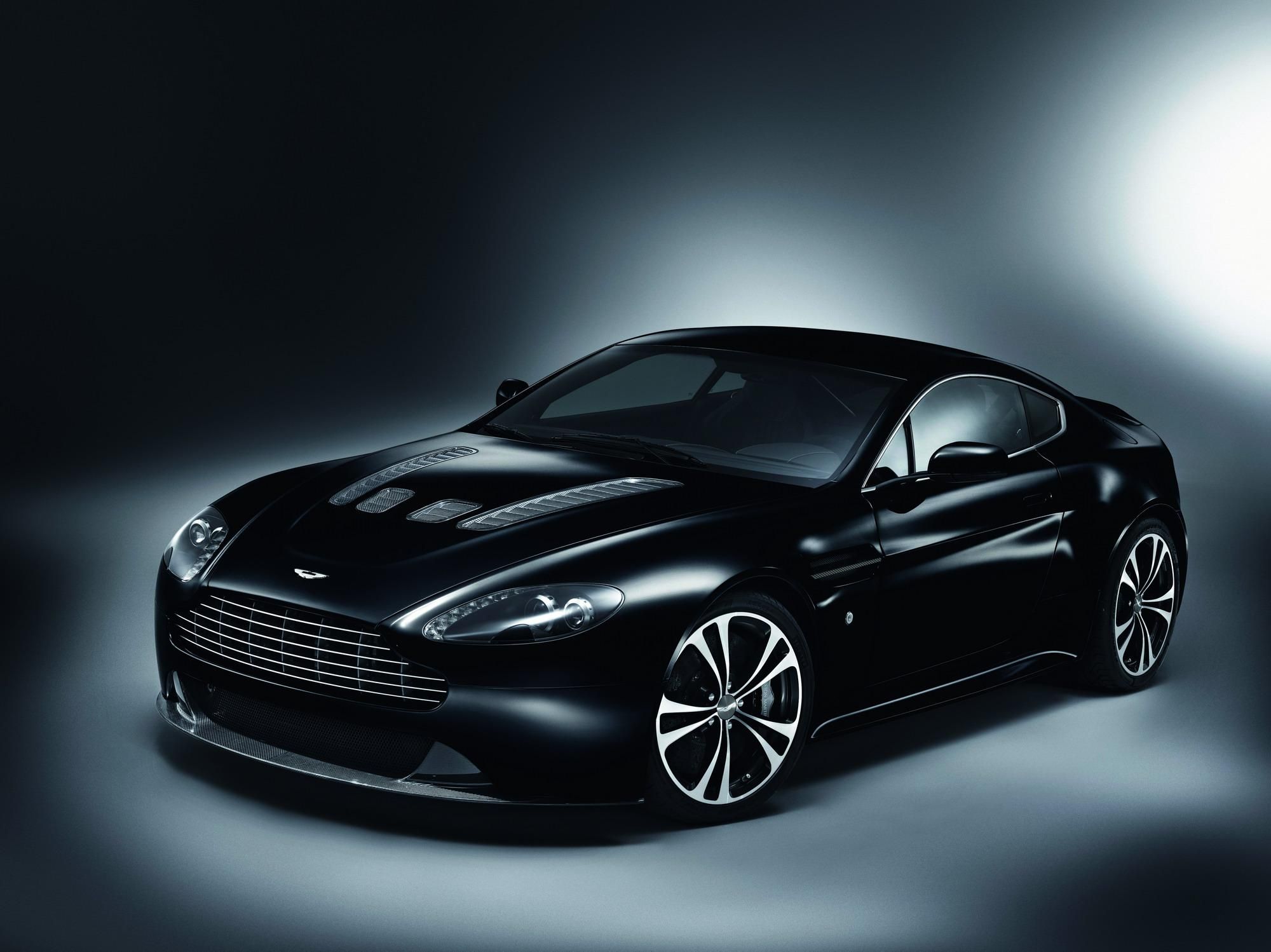 2010 Aston Martin DBS and V12 Vantage Carbon Black