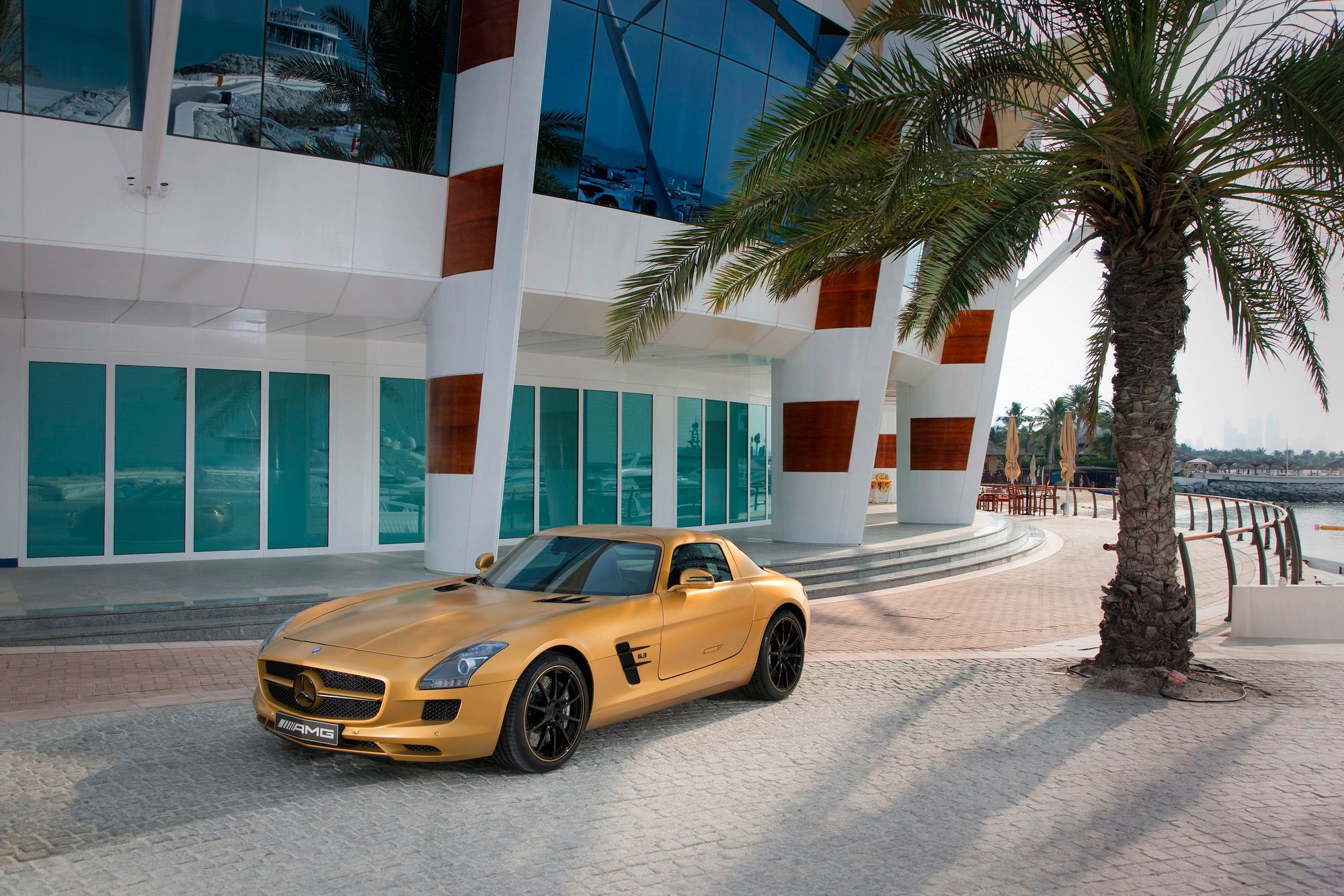 2010 Mercedes SLS AMG Desert Gold