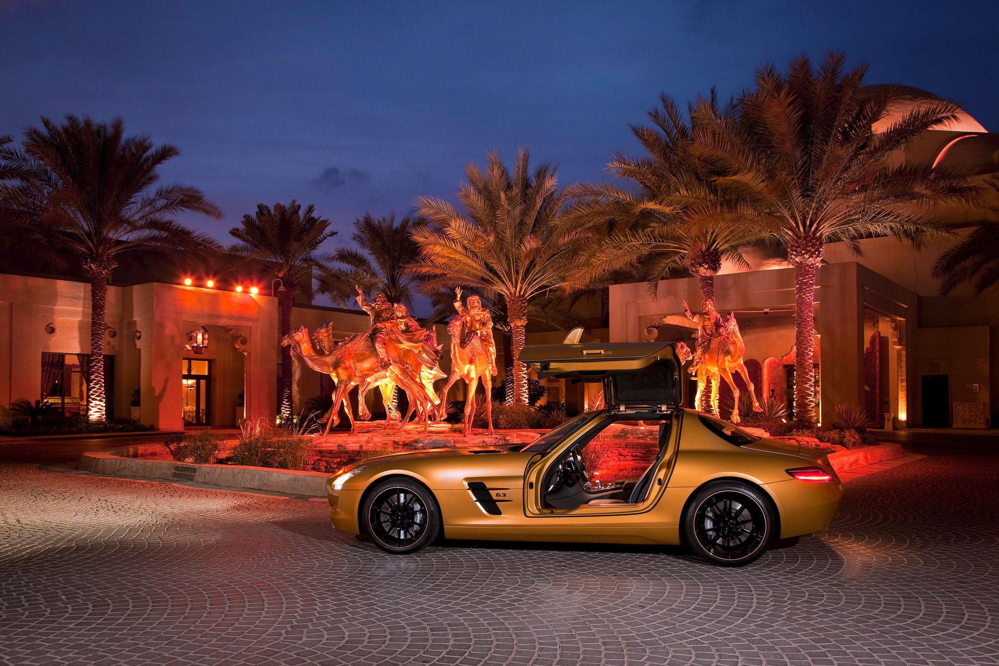 2010 Mercedes SLS AMG Desert Gold