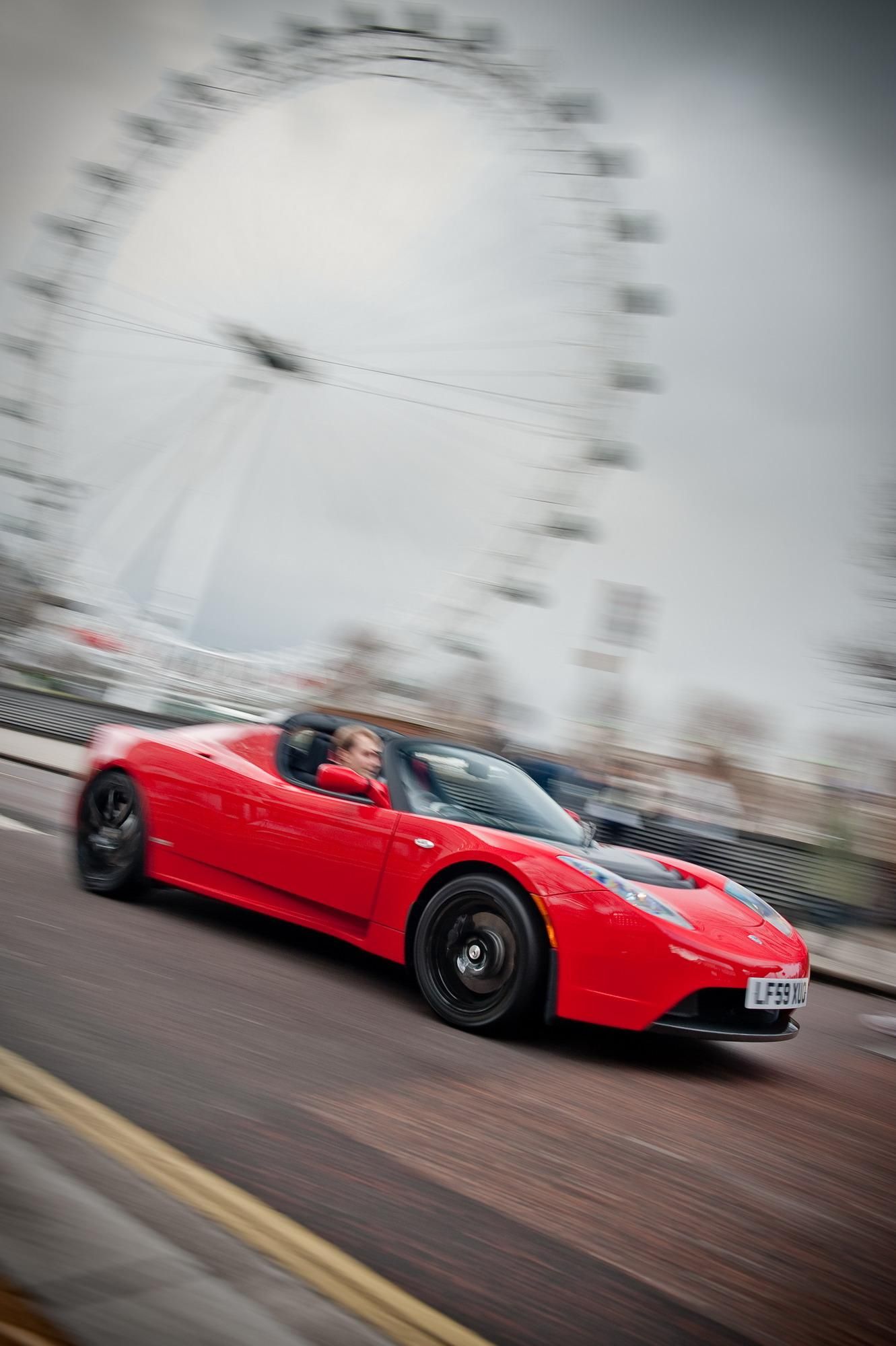 2010 Tesla Roadster right-hand-drive
