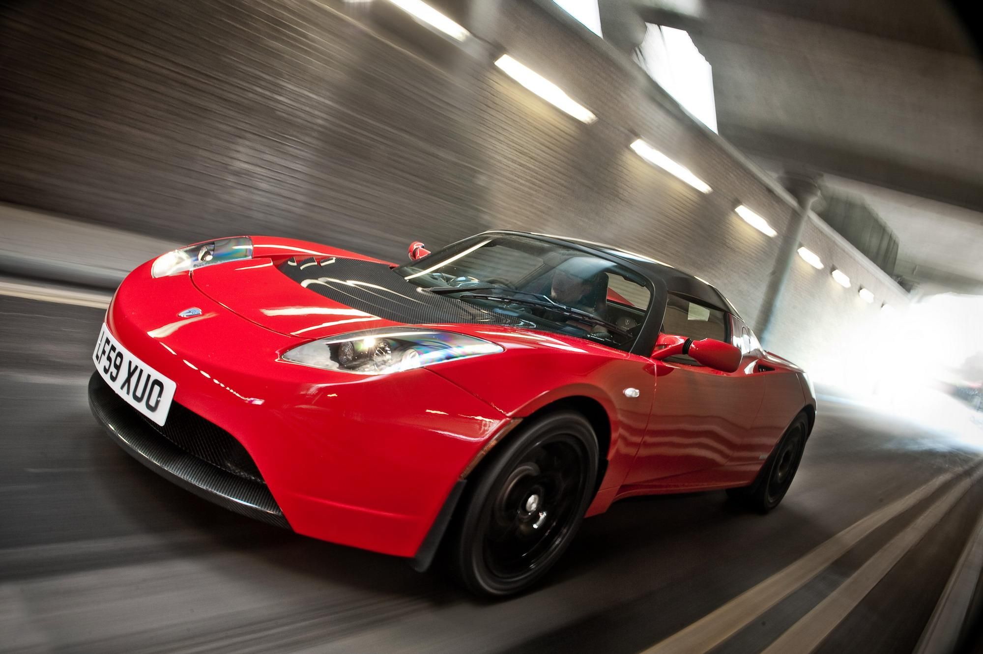 2010 Tesla Roadster right-hand-drive