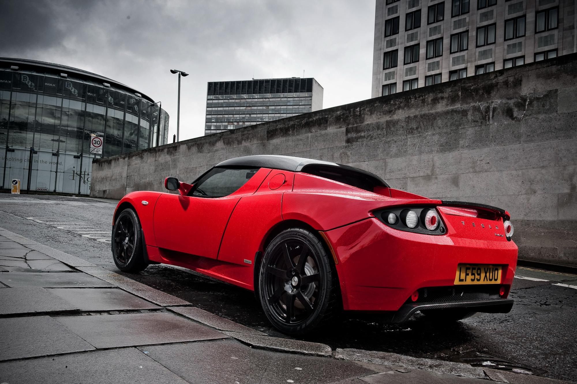 2010 Tesla Roadster right-hand-drive