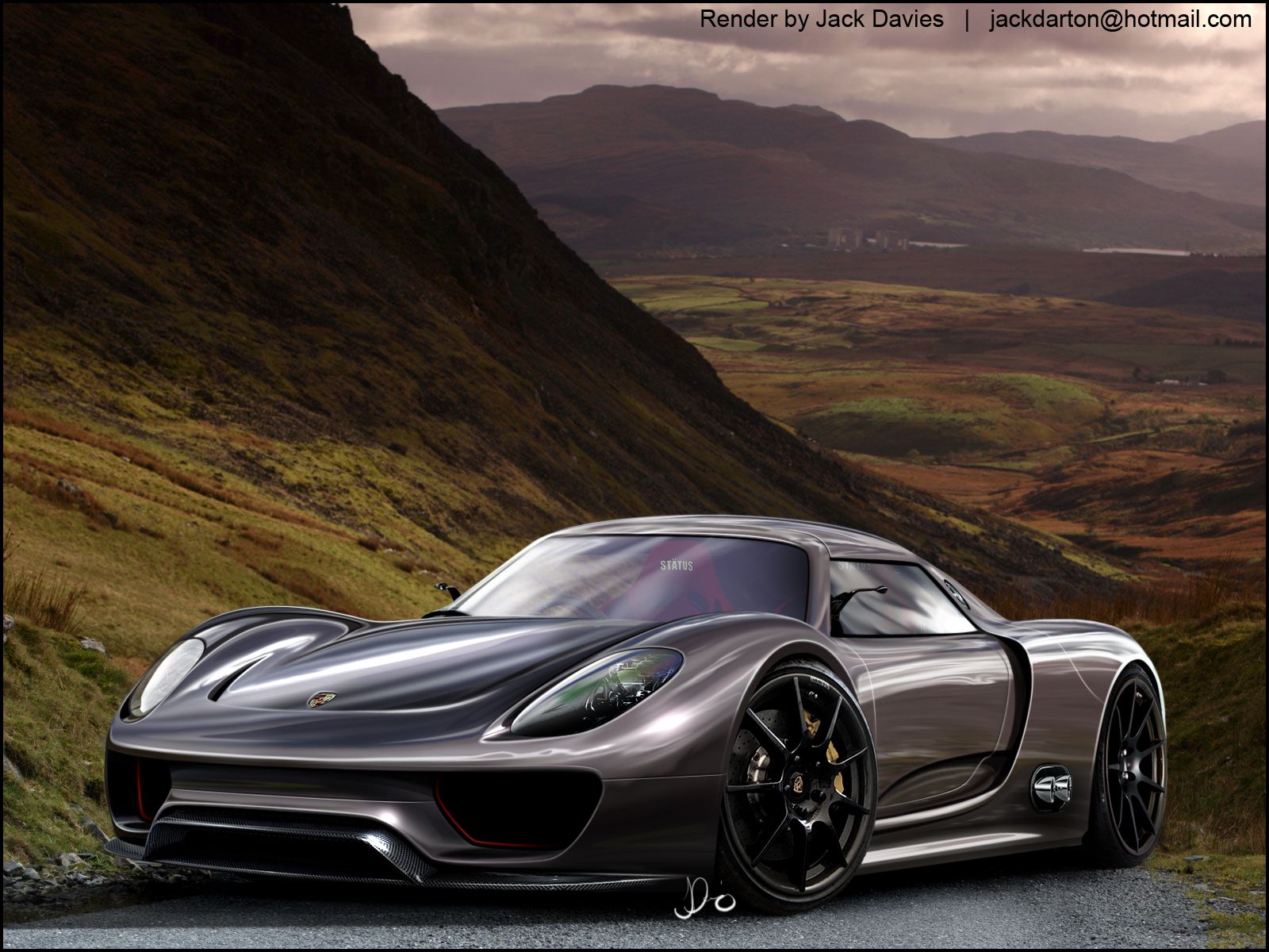 GOLDEN CONCEPT 45mm最終値下げ！ Artist renders Porsche 918 Spyder Concept