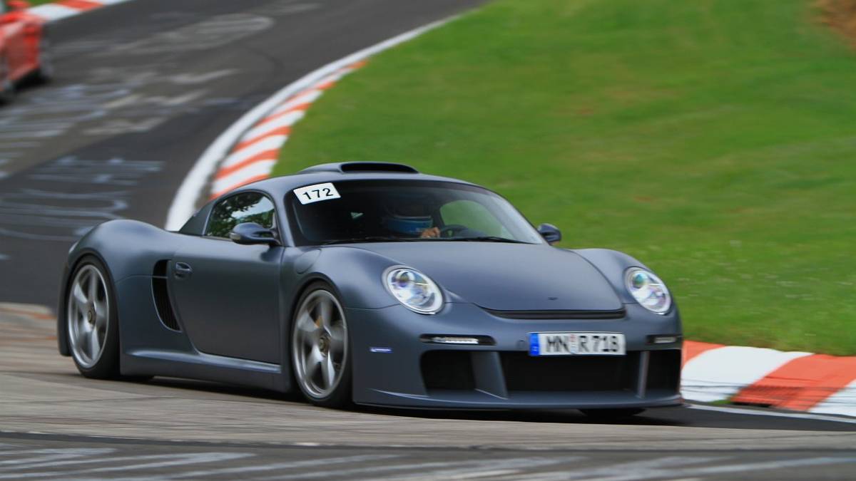 RUF CTR3 at the Nurburgring