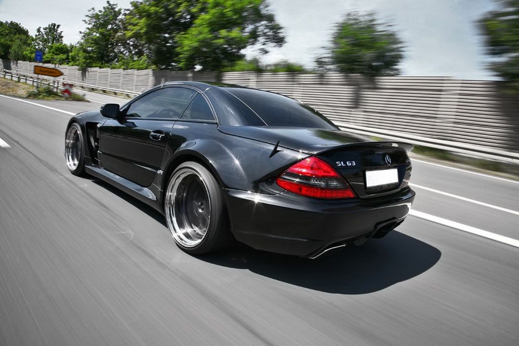 2010 Mercedes SL 63 AMG Black Saphir by Inden Design