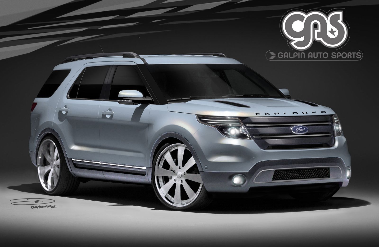 エクスプローラー　Explorer Custom Made個人製作品 Three customized Ford Explorers coming to SEMA