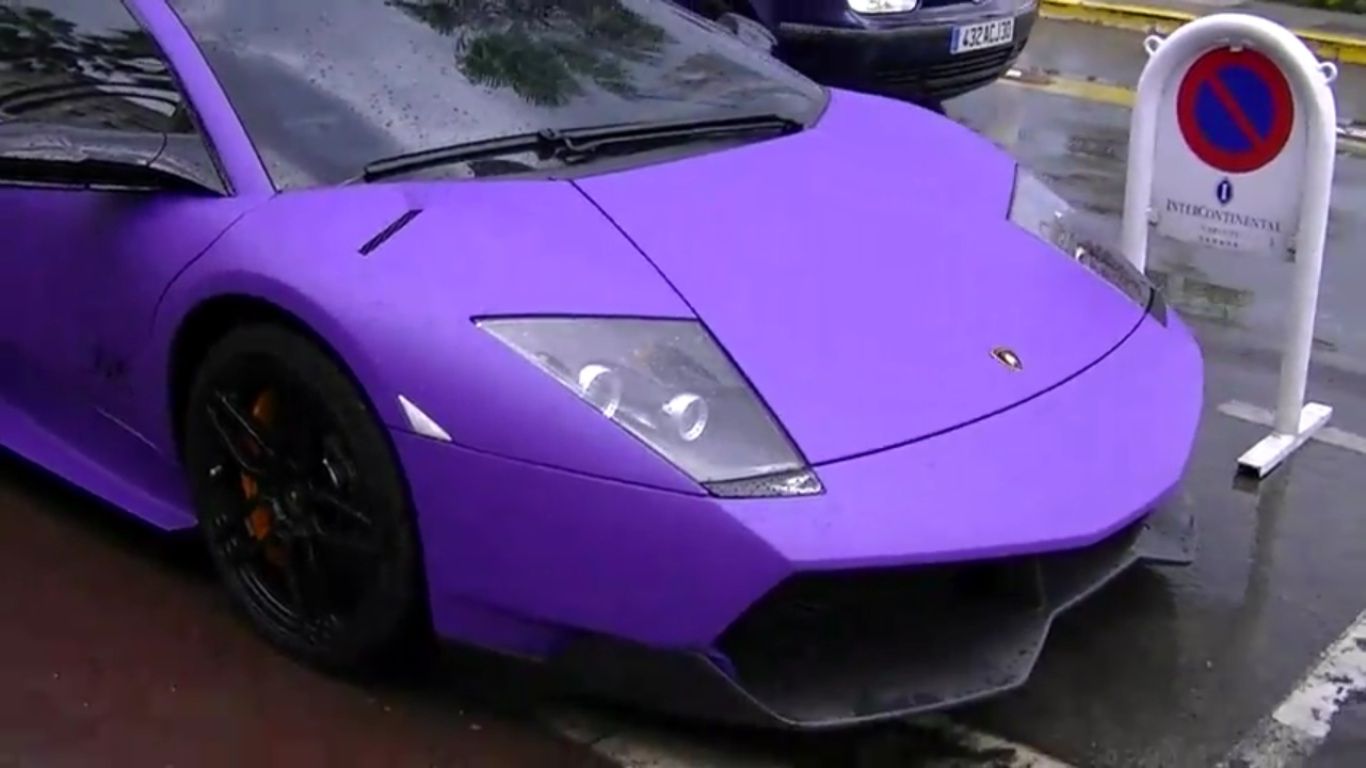 Lamborghini Murcielago SV фиолетовая