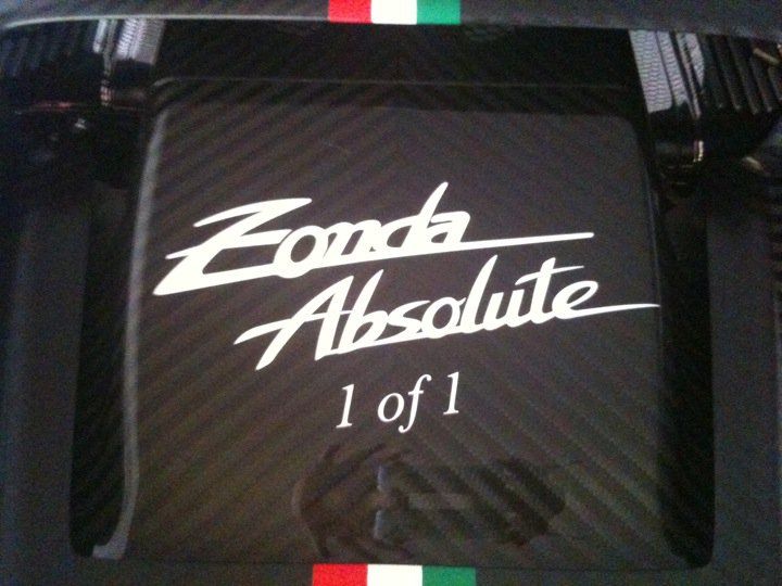 2011 Pagani Zonda Absolute
