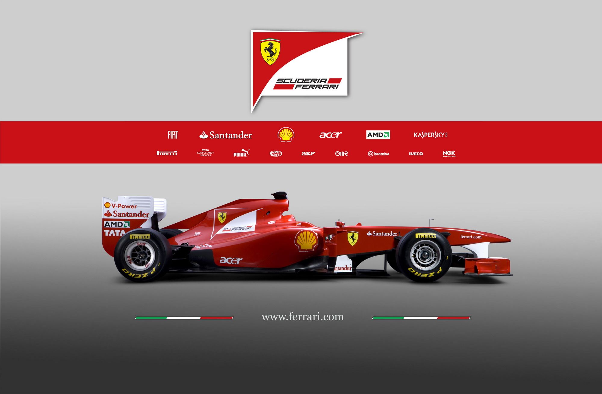 2011 Ferrari 150° Italia Formula 1 Car 