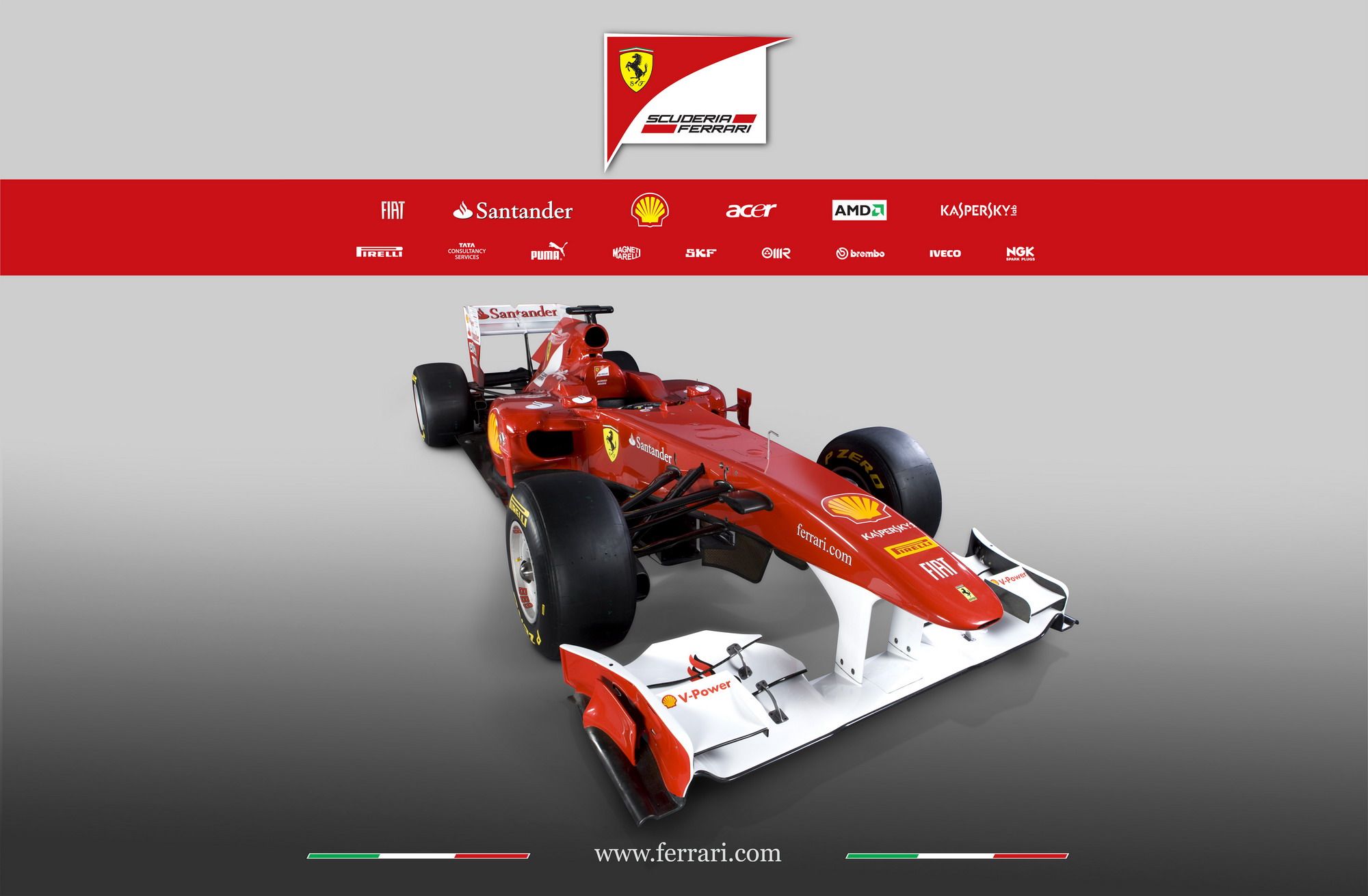 2011 Ferrari 150° Italia Formula 1 Car 