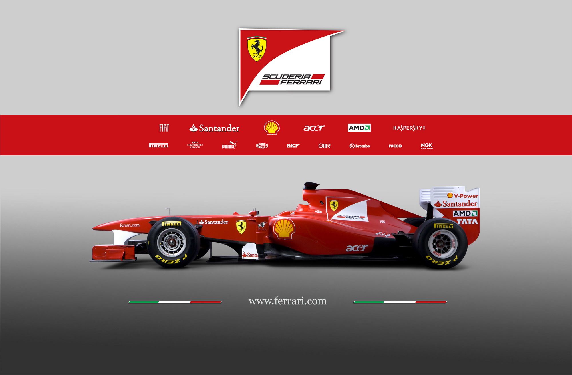 2011 Ferrari 150° Italia Formula 1 Car 