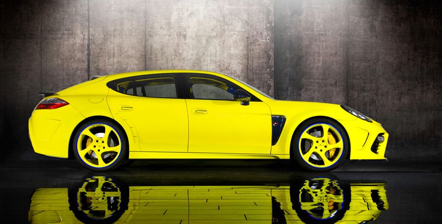 2011 Porsche Panamera Bright Yellow Edition by Mansory