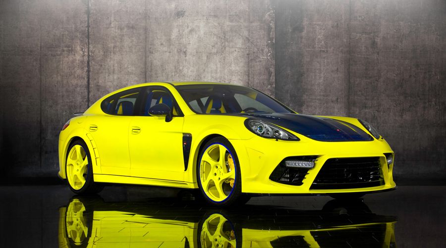 2011 Porsche Panamera Bright Yellow Edition by Mansory