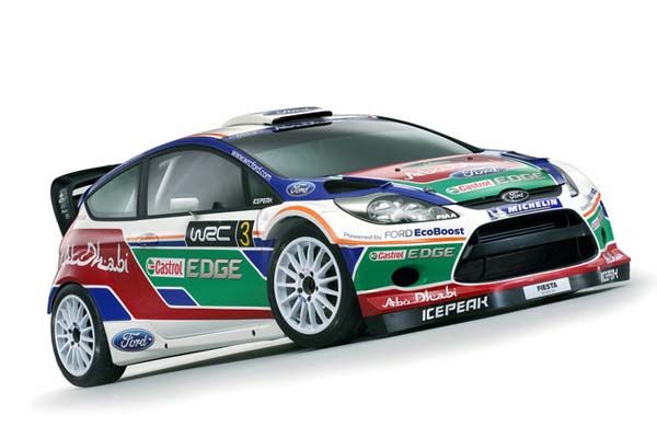 2011 Ford Abu Dhabi Fiesta RS WRC Rally Car