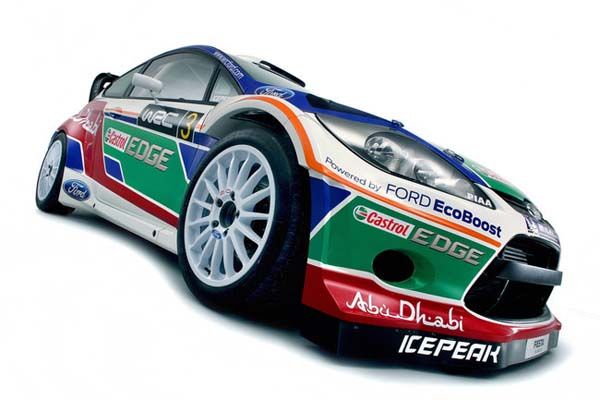2011 Ford Abu Dhabi Fiesta RS WRC Rally Car
