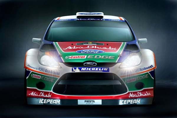 2011 Ford Abu Dhabi Fiesta RS WRC Rally Car