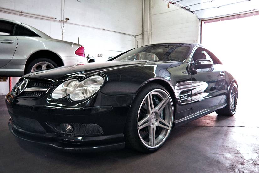 Speedriven works hard to break records with their CNG Mercedes SL600