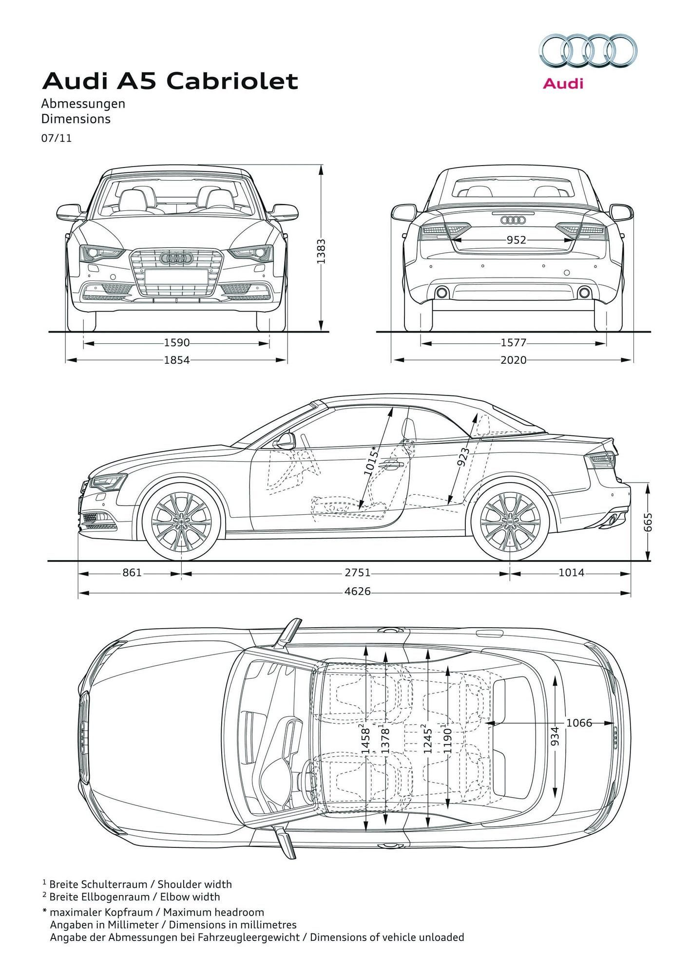 2009 - 2012 Audi A5 Cabriolet